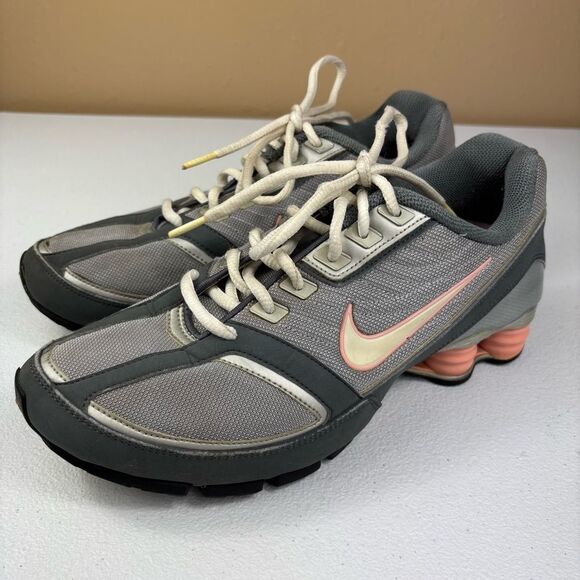 Nike Shox Reveal Gray/Pink Running Shoes Women’s Size 8 (317419-011) - Picture 1 of 13